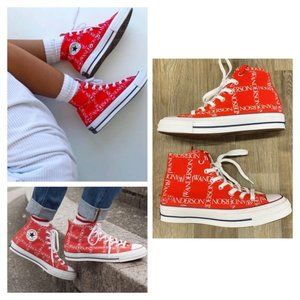 Converse X JW Anderson Logo High-Top Sneakers